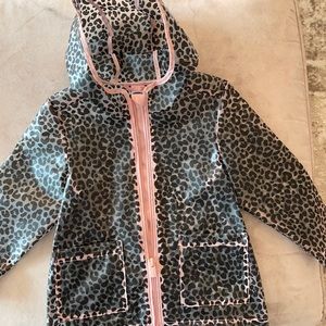 Old Navy toddler girls leopard raincoat